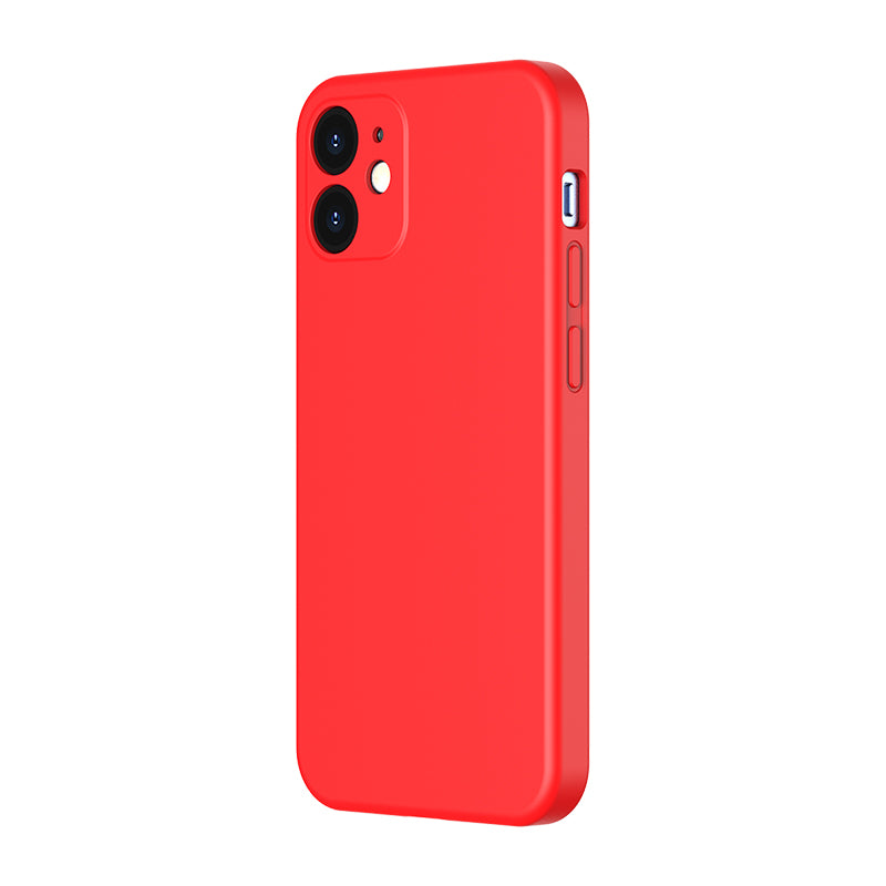 Baseus Liquid Silica Gel Protective Case for iPhone 12 6.1inch 2020 Red (WIAPIPH61N-YT09)