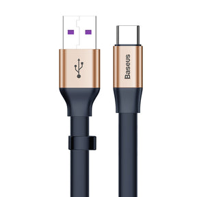 Baseus Simple Hw Quick Charge Charging Data Cable USB for Type-C 40W 23Cm (CATMBJ-BG1)