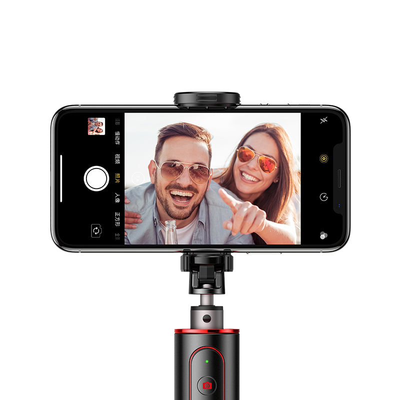 Baseus Fully Folding Selfie Stick Black+Red (SUDYZP-D19)