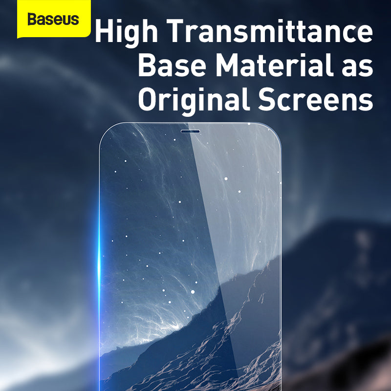 Baseus 0.15mm Tempered Glass for iPhone 12 2020 (2Pcs Pack) Transparent (SGAPIPH61P-FM02)