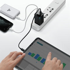 Baseus Gan2 Pro Dual Type-C + USB Quick Charger 65W [US Plug] + Type-C To Type-C (CCGAN-D01)