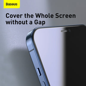 Baseus 0.3mm Full-Glass Tempered Glass Film for iPhone 12 2020(2Pcs/Pack) White (SGAPIPH61-LS02)