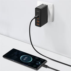 Baseus Gan2 Pro 2C+2U 100W Quick Wall Charger Adapter Dual USB+ Dual Type C Port (CCGAN2P-M01)