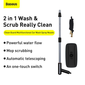 Baseus Clean Guard Multifunctional Car Wash Spray Nozzle 15M Black (CRXC01-F01)