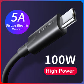 Baseus Type C To Type C 100W Data Cable - Quick Charging Power Delivery (CATSW-D01)