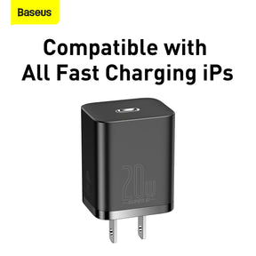 Baseus Super Si Quick Charger 1C 20W US Plug