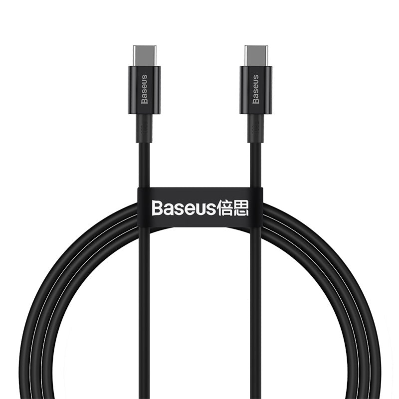 Baseus Superior Series Fast Charging Data Cable Type-C To Type-C 100W (CATYS-B01)
