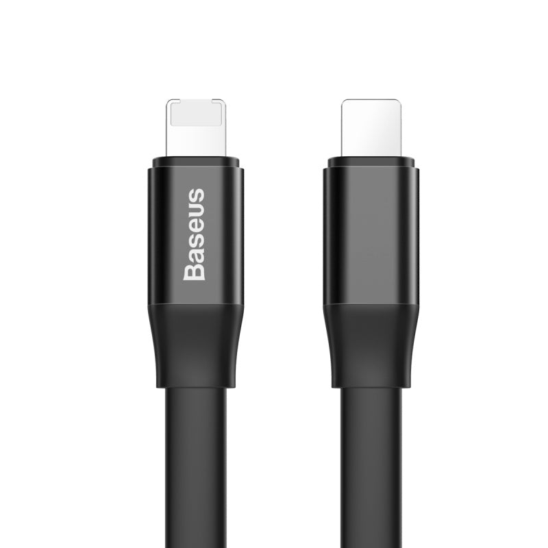 Baseus Nimble 2-in-1 Portable USB/Lighting Powerbank Cable 2A 0.23M Black (CALMBJ-01)