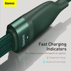 Baseus Flash Series One-for-Three Fast Charging Data Cable USB To M+L+C 1.2M (CA1T3-G1)