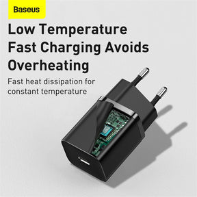 Baseus Super Si 1C Fast Wall Charger USB Type C 30W