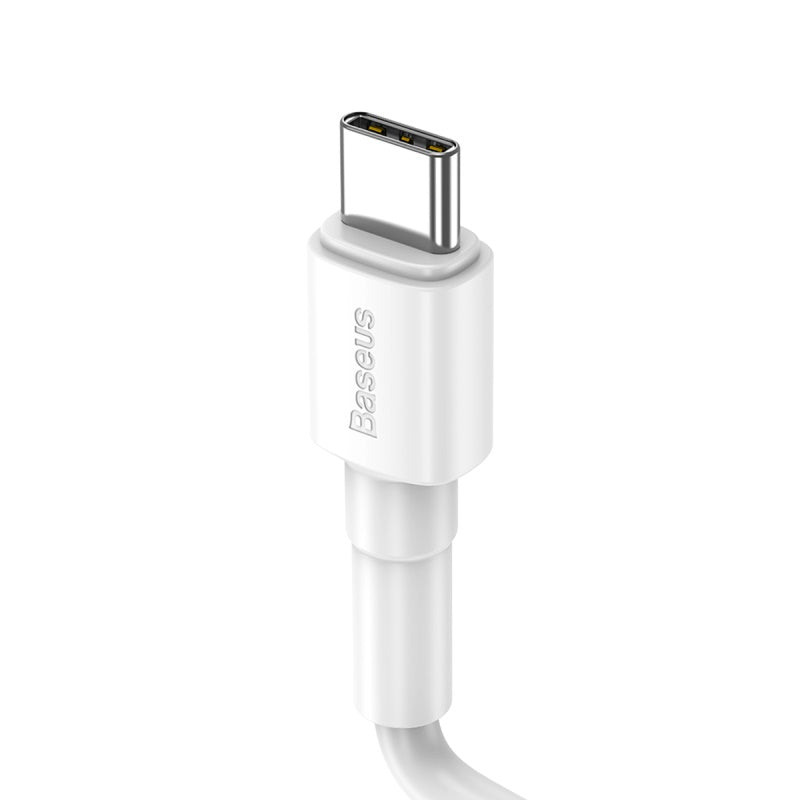 Baseus Mini White Charging Cable for USB Type C Phones And Tablets - 3A (CATSW-02)