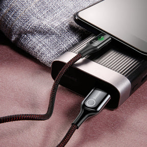 Baseus C-Shaped Light intelligent Auto Power-Off USB for Type-C (CATCD-01)
