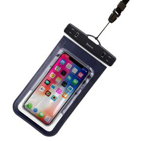 Baseus Air Cushion Waterproof Clear Bag With Neck Strap Universal Phone Pouch