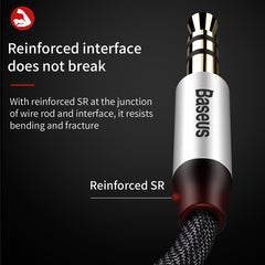 Baseus Yiven M30 3.5mm To 3.5mm 1.5M Aux Audio Cable (Aux M30)