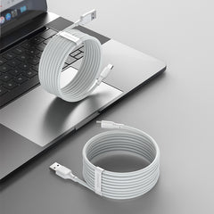 Baseus Simple Wisdom Data Cable Kit USB To Type-C Pd 20W (2Pcs/Set) 1.5M White (TZCATZJ-02)