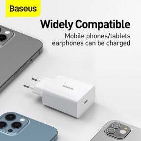 Baseus Speed Mini fast wall charger EU USB Type C 20W