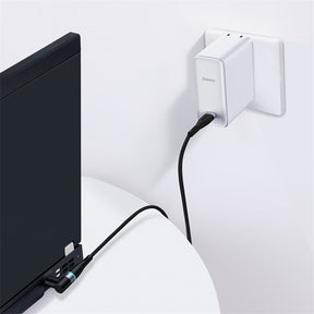 Baseus Zinc Magnetic Series Lenovo Laptop Charging Cable Type C To DC 100W 2M Black SKU-CATXC-Y01