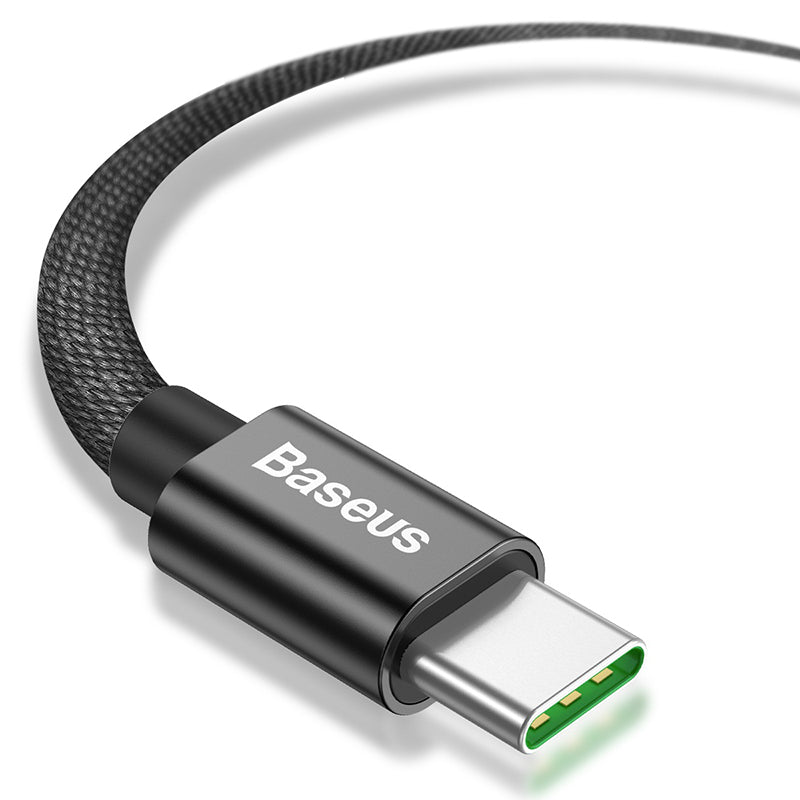 Baseus Real Double Fast Charging 5A Type-C Data Charging 1M Cable for Huawei.