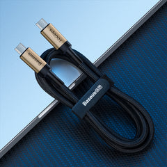 Baseus Cafule Series Cable Type-C Pd3.1 Gen2 100W (20V/5A) 1M CATKLF-SG1