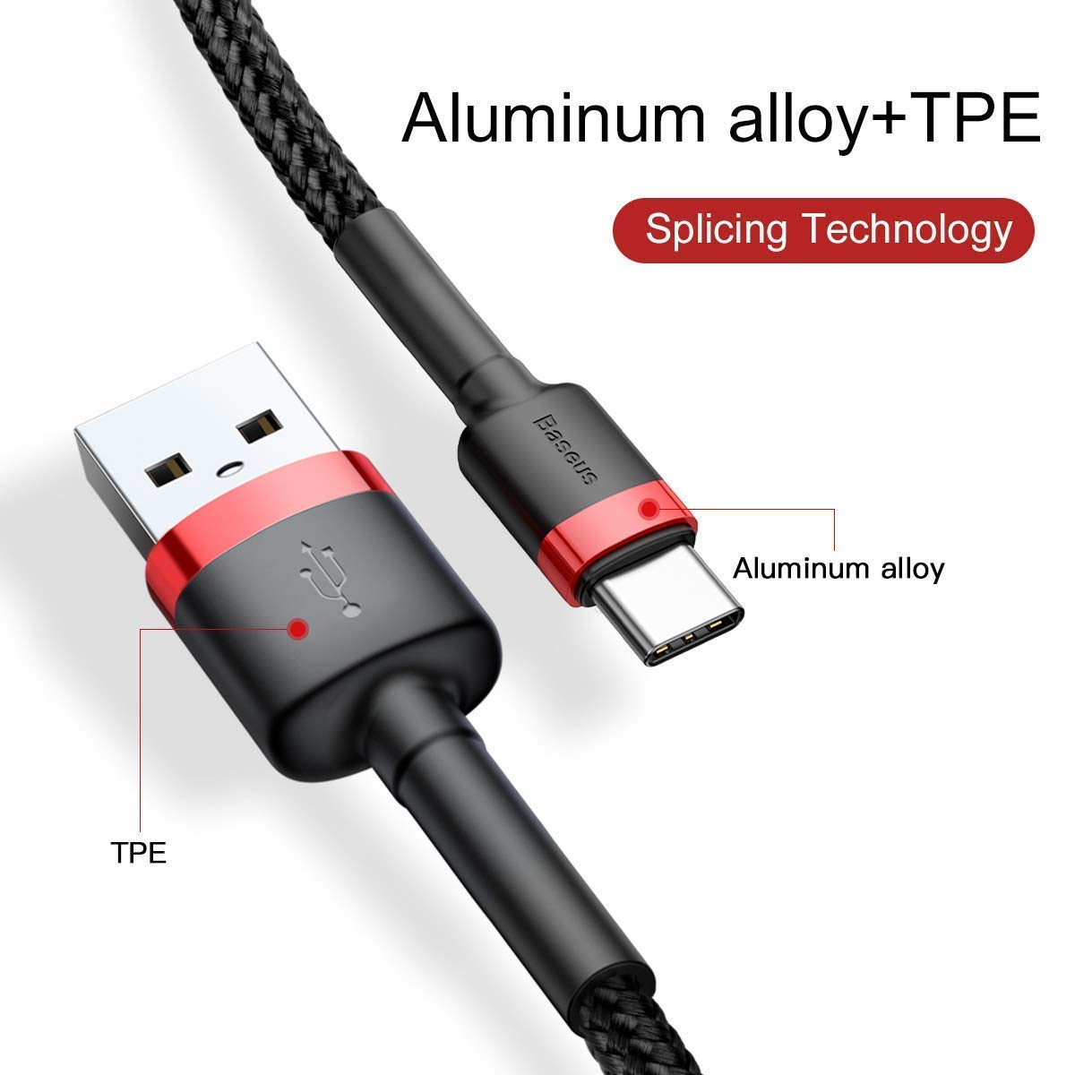 Baseus Cafule Cable USB for Type-C CATKLF-C91_
