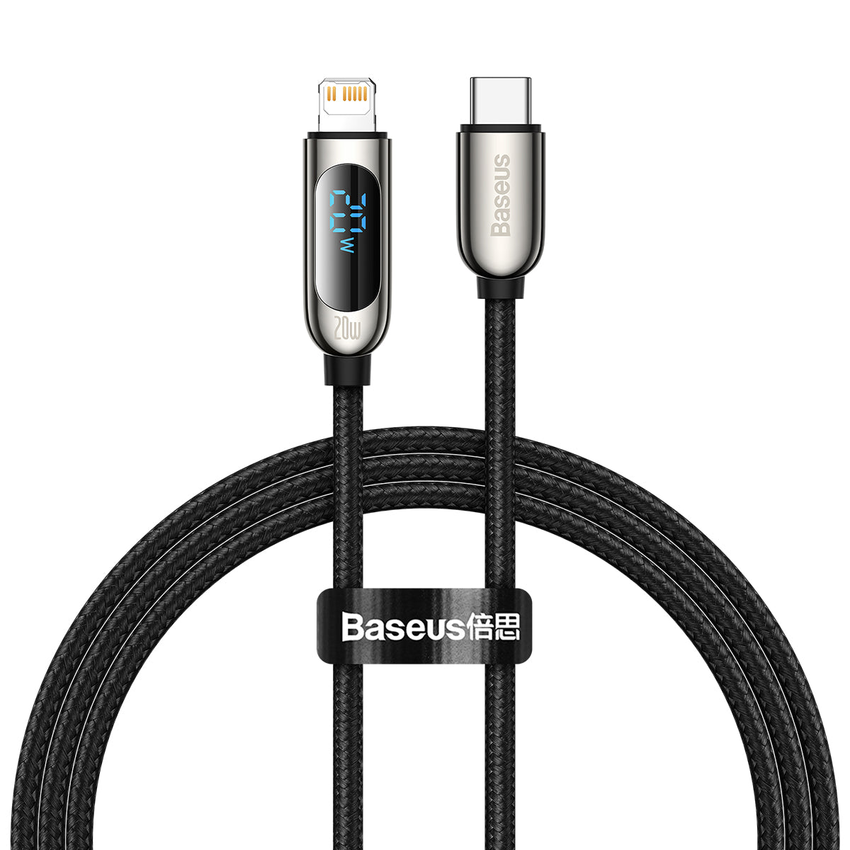 Baseus Display Fast Charging Data Cable Type-C To iPhone 20W (CATLSK-A01)