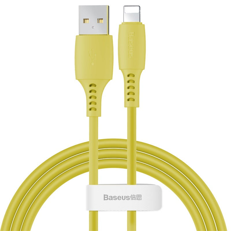 Baseus Cable Colourful USB To Lightning Charging Data Cable Ip 18W 2.4A 1.2M (CALDC-06)