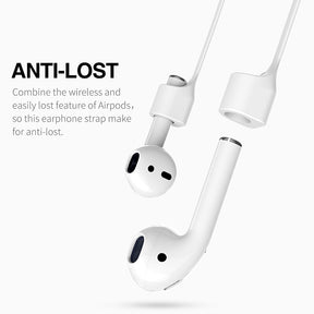 Baseus Protective Anti-Lost Earphone Strap for Airpods Gray (ACGS-A0G)