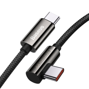 Baseus Legend Series Elbow Fast Charging Data Cable Type-C To Type-C 100W CATCS-01