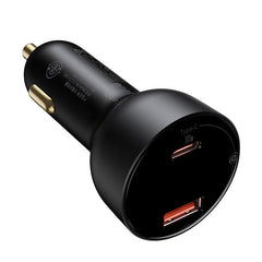 Baseus Supreme Digital Display PPS 100W Dual Quick Charger Car Charger + 100W Cable (TZCCZX-01)