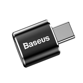Baseus USB Female To Type-C Male Adapter Converter Black (CATOTG-01)