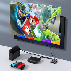 Baseus Matrix Hdmi Splitter (2in1Or 1in2) Space Gray (CAHUB-BC0G)