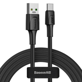 Baseus White Series (Support Vooc) Quick Charging Cable USB for Type-C 5A 2M