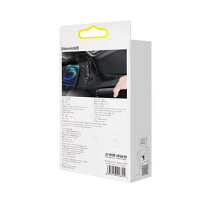 Baseus 120W Car Charger U + C + Cigarette Lighter Socket Grey (CCBT-C0G)