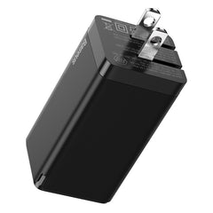 Baseus Gan2 Pro Dual Type-C + USB Quick Charger 65W [US Plug] + Type-C To Type-C (CCGAN-D01)