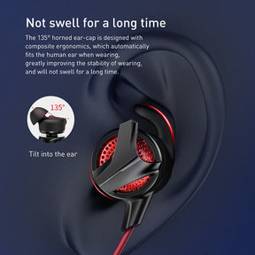 Baseus Gamo Wired Earphone H15 Black (NGH15-01)