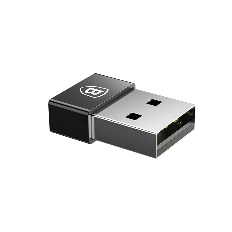 Baseus Exquisite Type-C Male To USB Female Adapter Converter Black (CATJQ-B01)