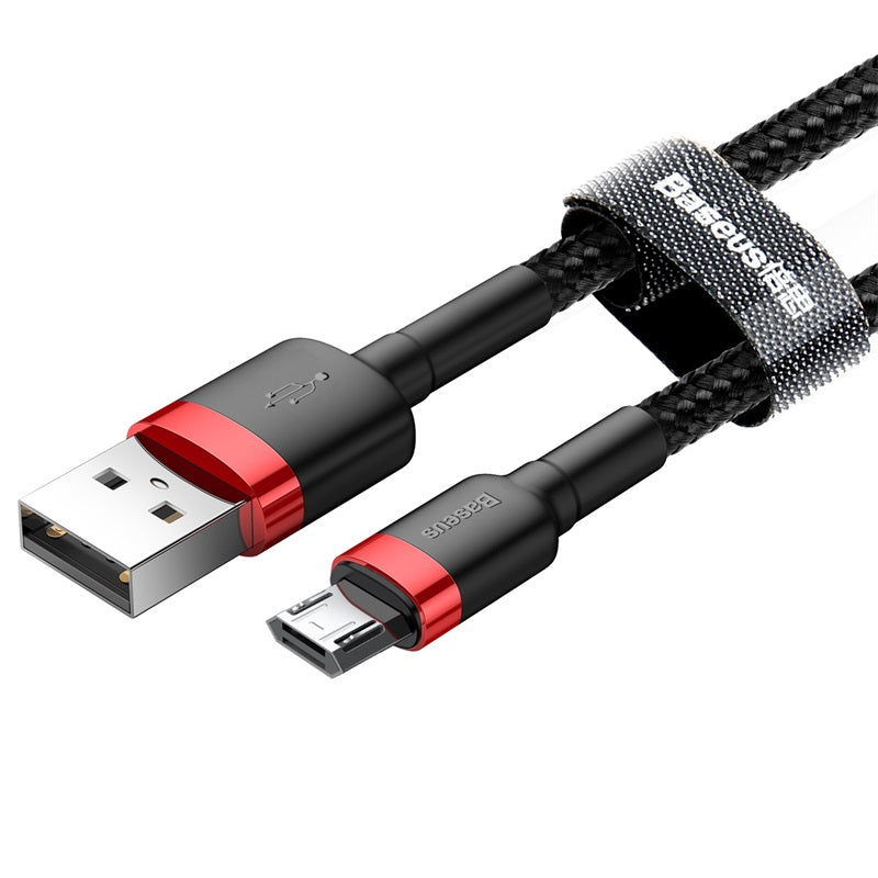 Baseus Nylon Braided Micro Pin Fast Charging Data Cable 2.4A