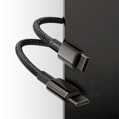 Baseus Tungsten Gold Fast Charging Data Cable Type-C To Type-C 100W 1M/2M Black (CATWJ-01)