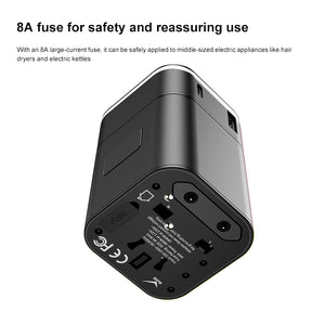 Baseus Removable 2in1 Universal Travel Adapter Pps Quick Charger Edition Black (TZPPS-01)