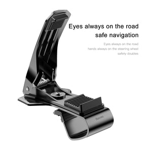 Baseus Mouth Bracket Vehicle Mount Clip for Dashboard Black (SUDZ-01)