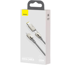 Baseus Flash Series Data Cable With Type-C To C+Dc 100W 2M Grey(CA1T2-B0G)
