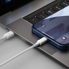 Baseus Simple Wisdom Data Cable Kit USB Type-C to Lightning 5A (2Pcs/Set) 1.5M White (TZCATLZJ-02)