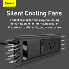 Baseus in-Car inverter 150W (110V US/JP) Black (CRNBQ-01)