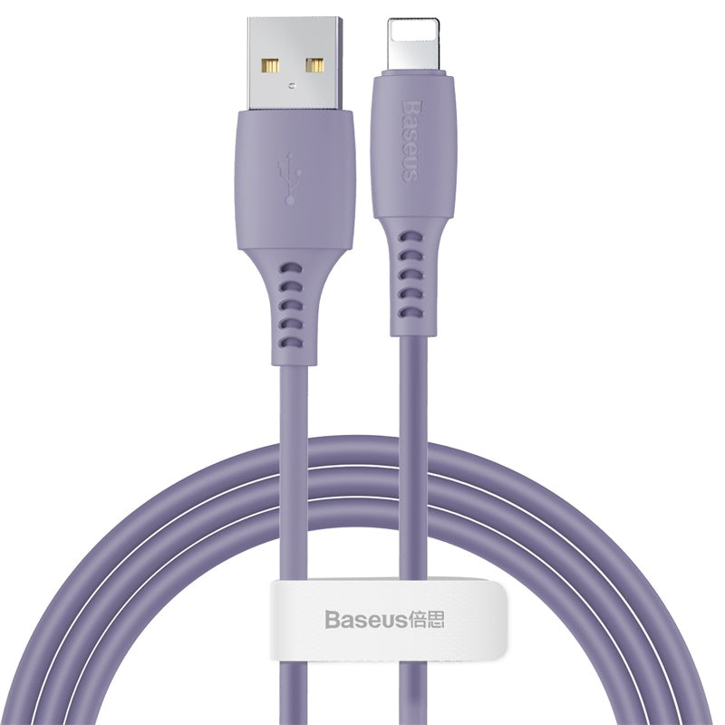 Baseus Cable Colourful USB To Lightning Charging Data Cable Ip 18W 2.4A 1.2M (CALDC-06)