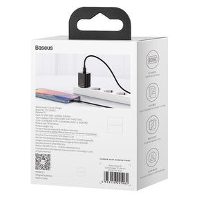 Baseus Super Si 1C Fast Wall Charger USB Type C 30W