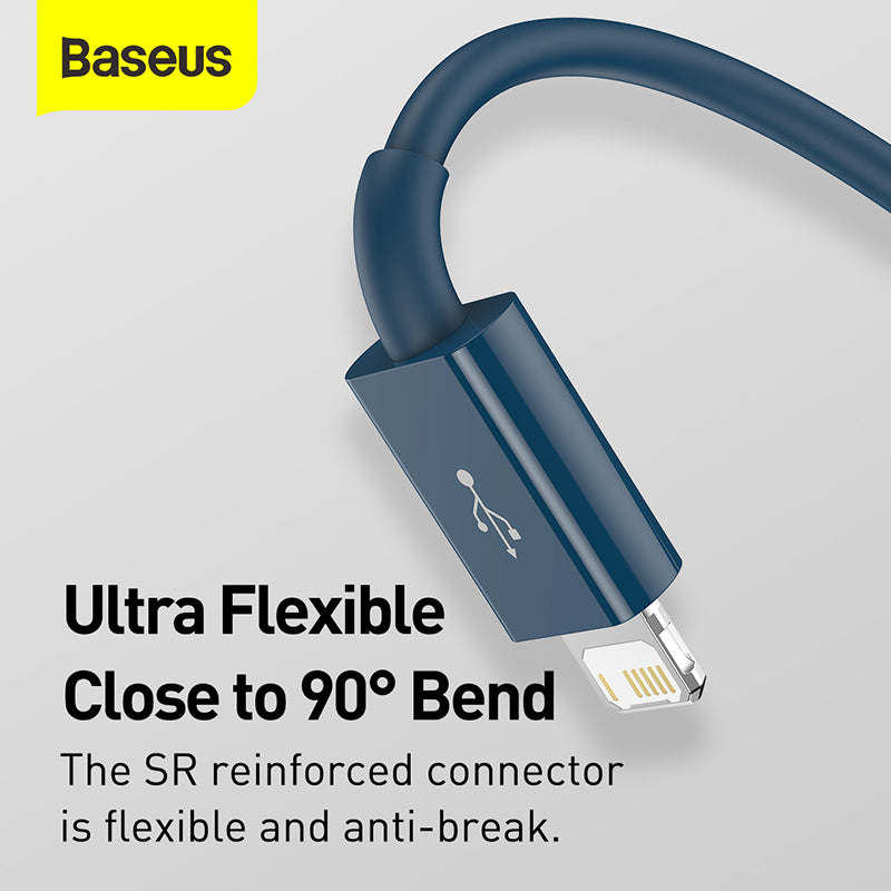 Baseus Superior Series Fast Charging Data Cable USB To M+L+C 3.5A 1.5M  (CAMLTYS-02)