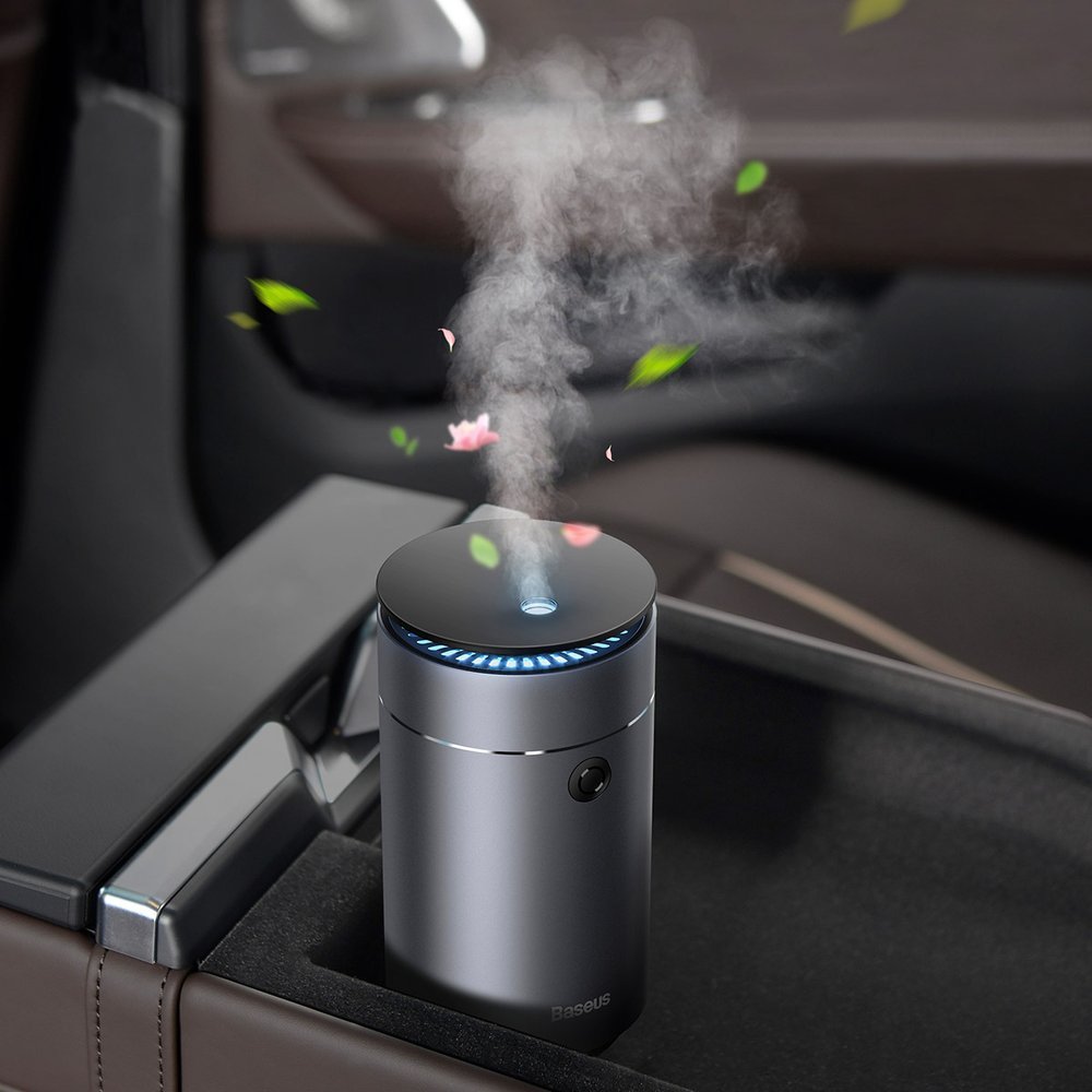 Baseus electric air humidifier for home office car 75 ml gray (DHSG-0G)