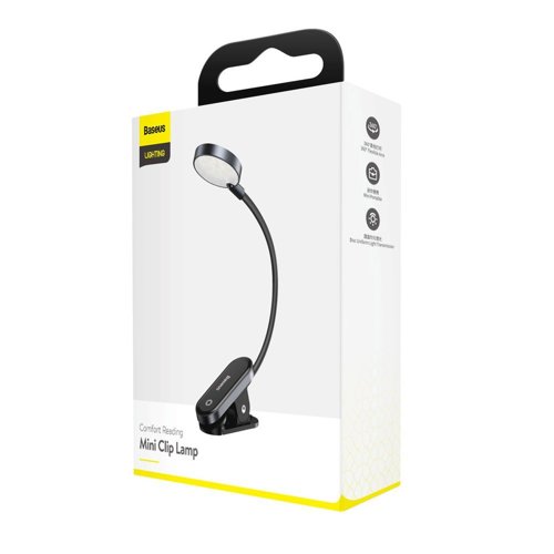 Baseus Mini lamp LED lamp With Clip Gray (DGRAD-0G)