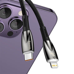 Baseus Glimmer Series Fast Charging Data Cable Type-C to Lightning iP 20W  - CADH000001