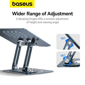 Baseus UltraStable Pro SeriesRotatable And Foldable Laptop Stand- B10059900811-00